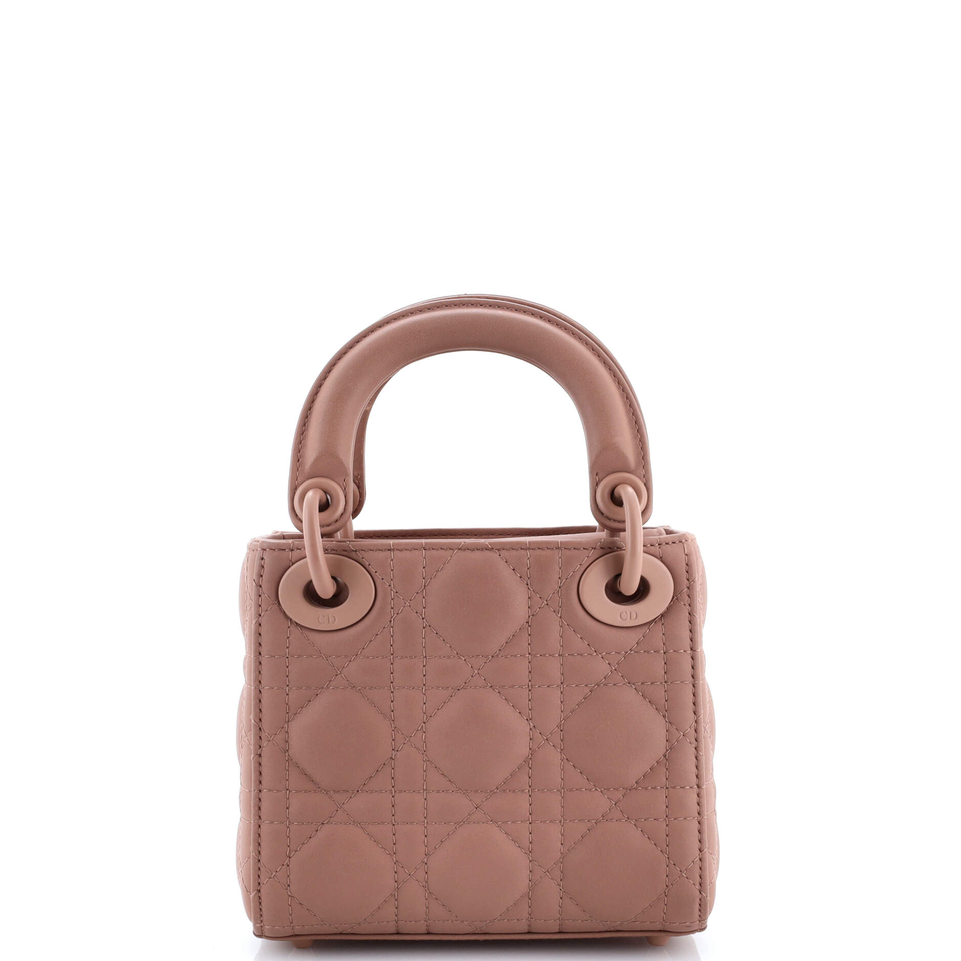 Ultra Matte Lady Dior Chain Bag Cannage Quilt Calfskin Mini