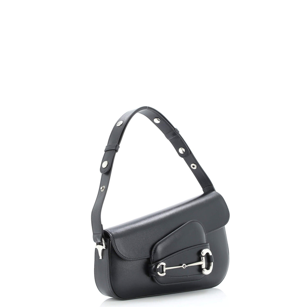Horsebit 1955 Asymmetric Shoulder Bag Leather Small