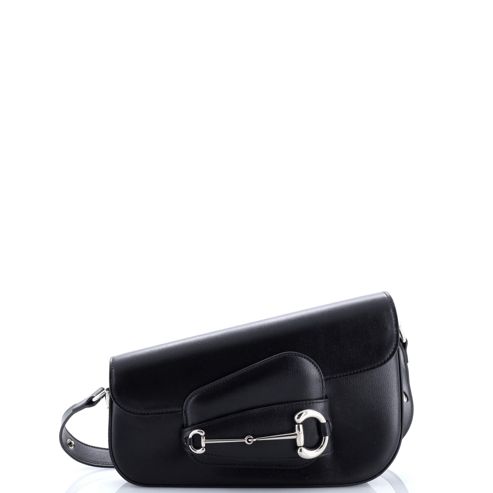 Horsebit 1955 Asymmetric Shoulder Bag Leather Small