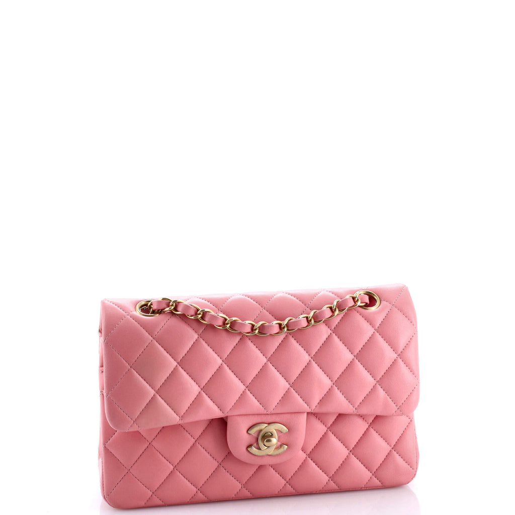 Classic Double Flap Bag Quilted Lambskin Small