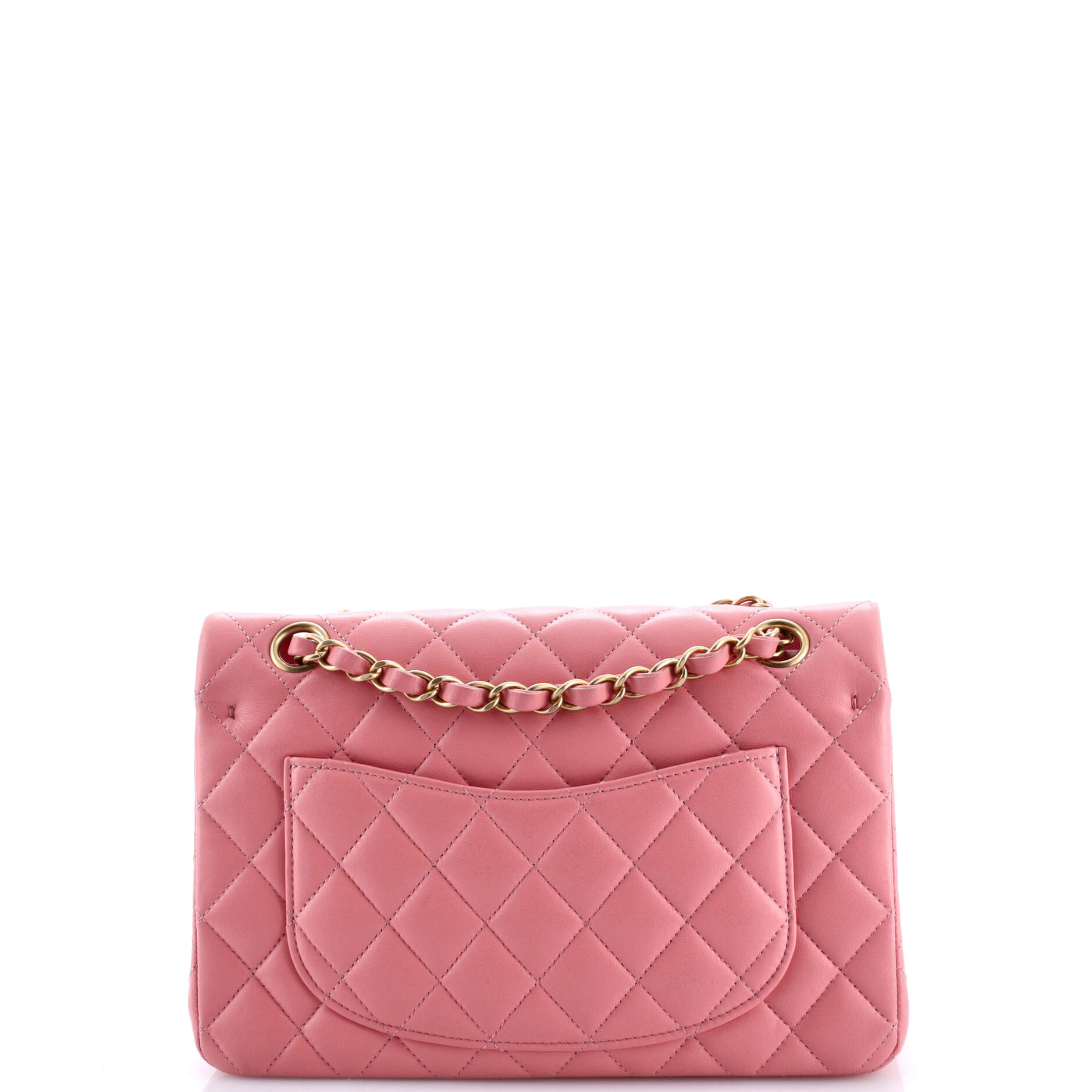 Classic Double Flap Bag Quilted Lambskin Small