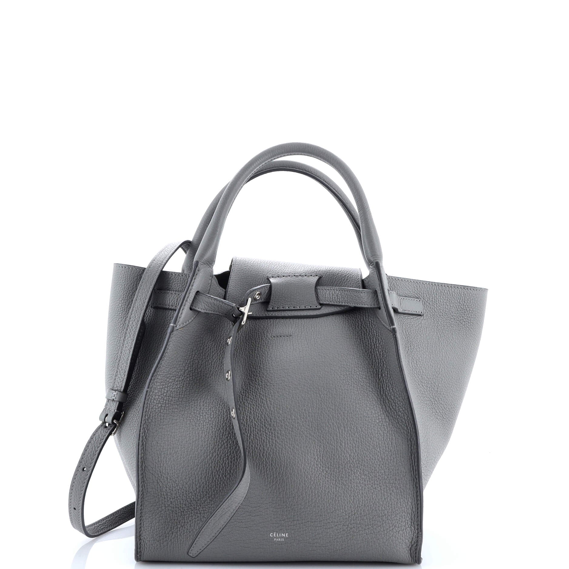 Big Bag Grained Calfskin Small