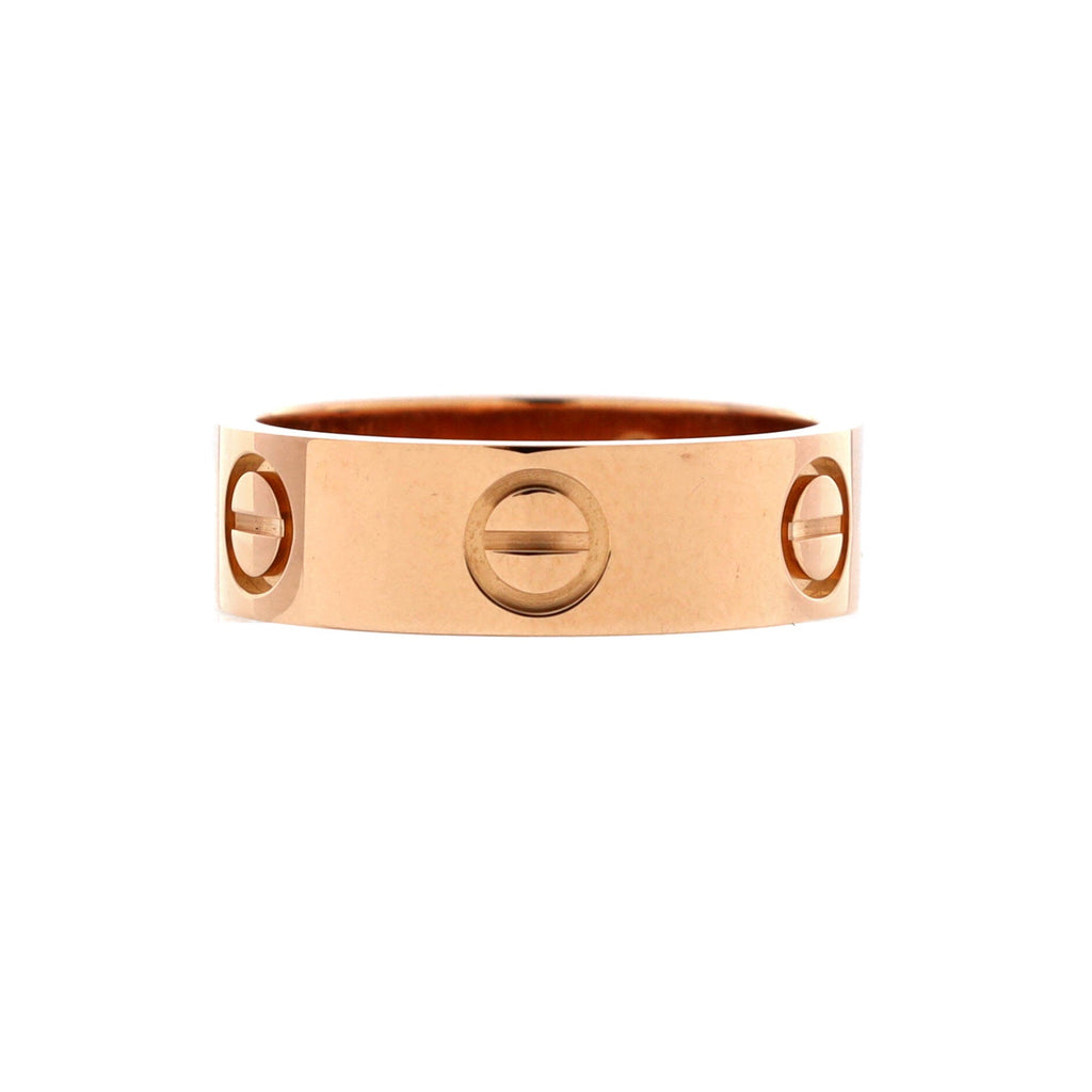 Love Band Ring 18K Rose Gold