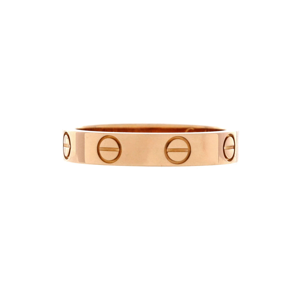 Love Wedding Band Ring 18K Rose Gold