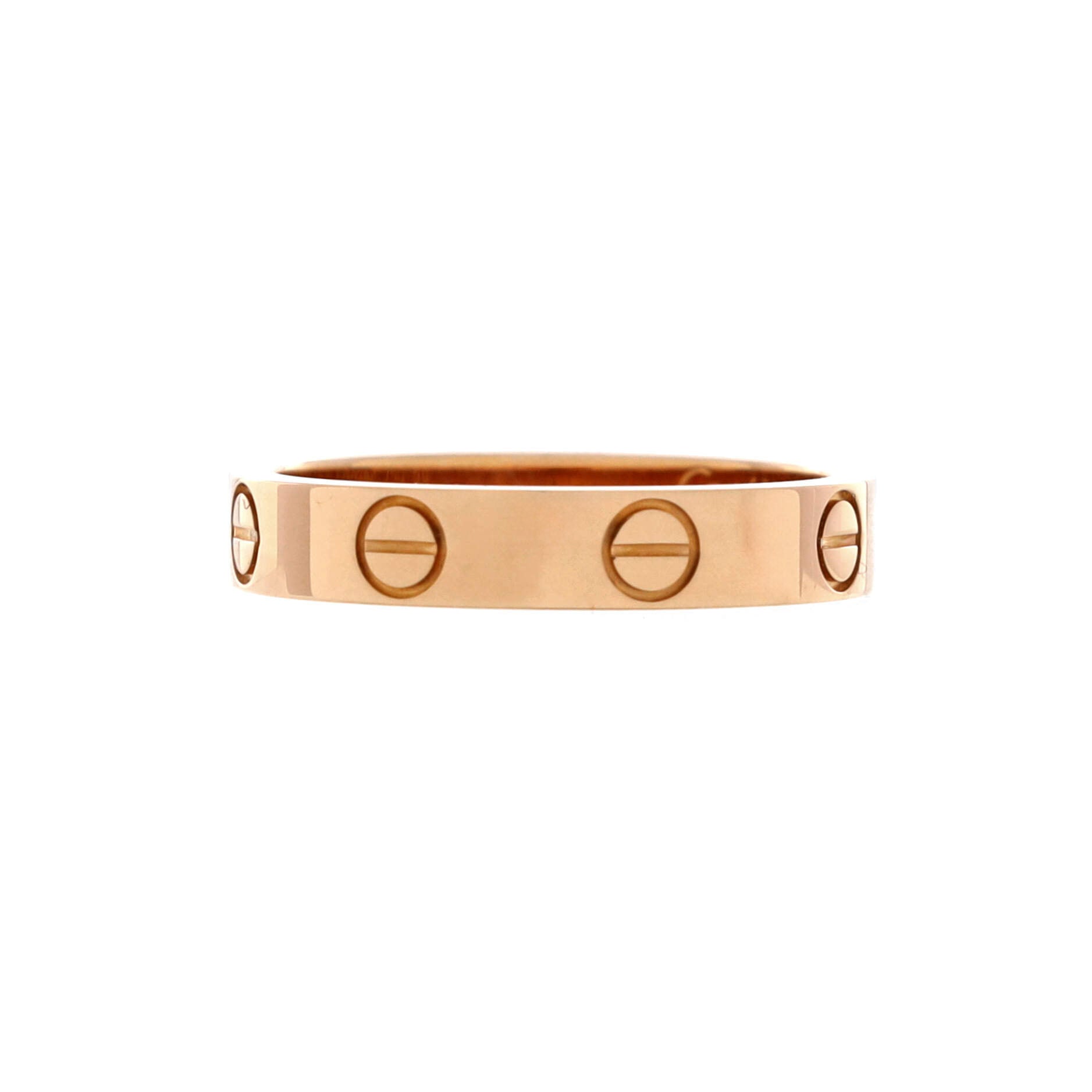 Love Wedding Band Ring 18K Rose Gold