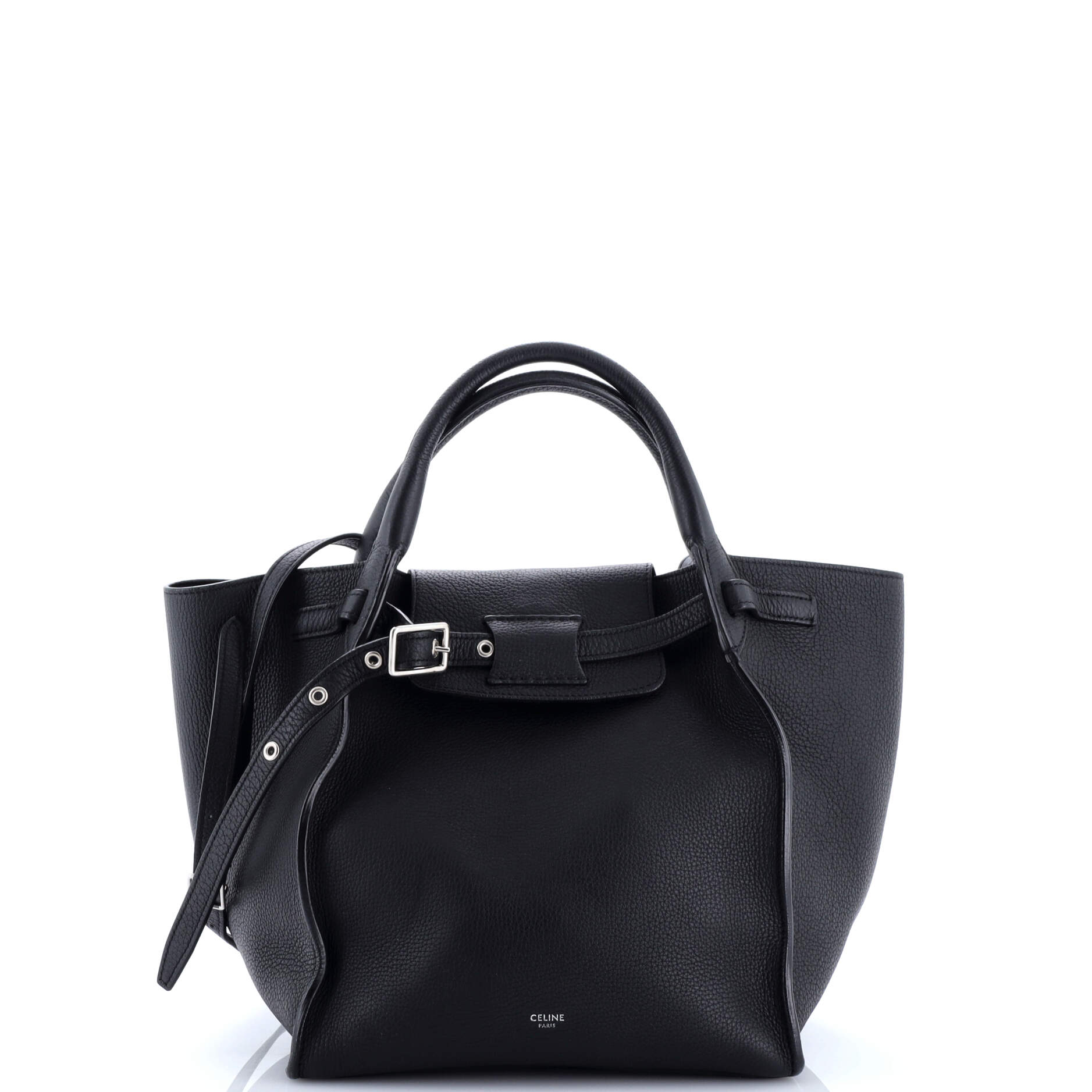 Big Bag Grained Calfskin Small