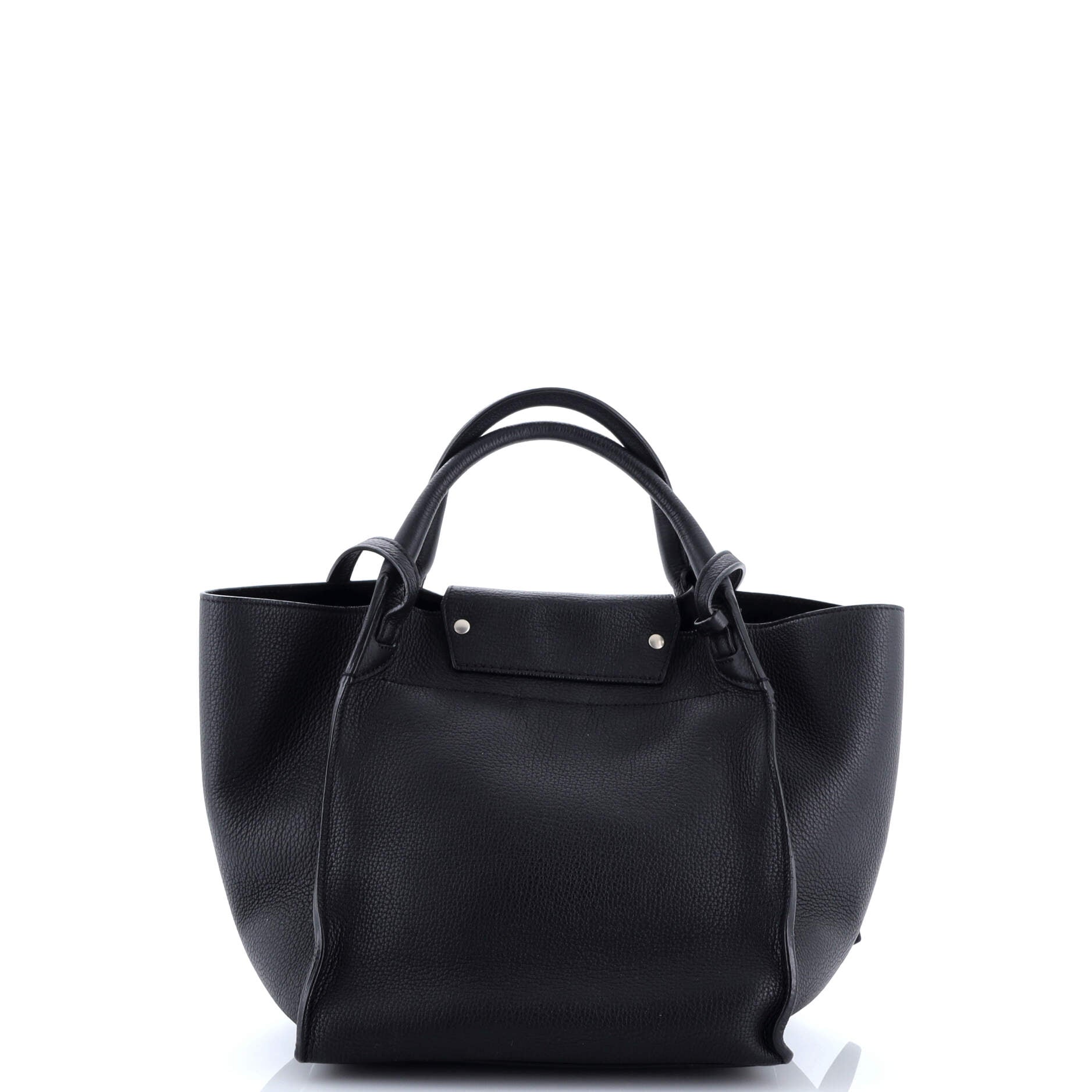 Big Bag Grained Calfskin Small