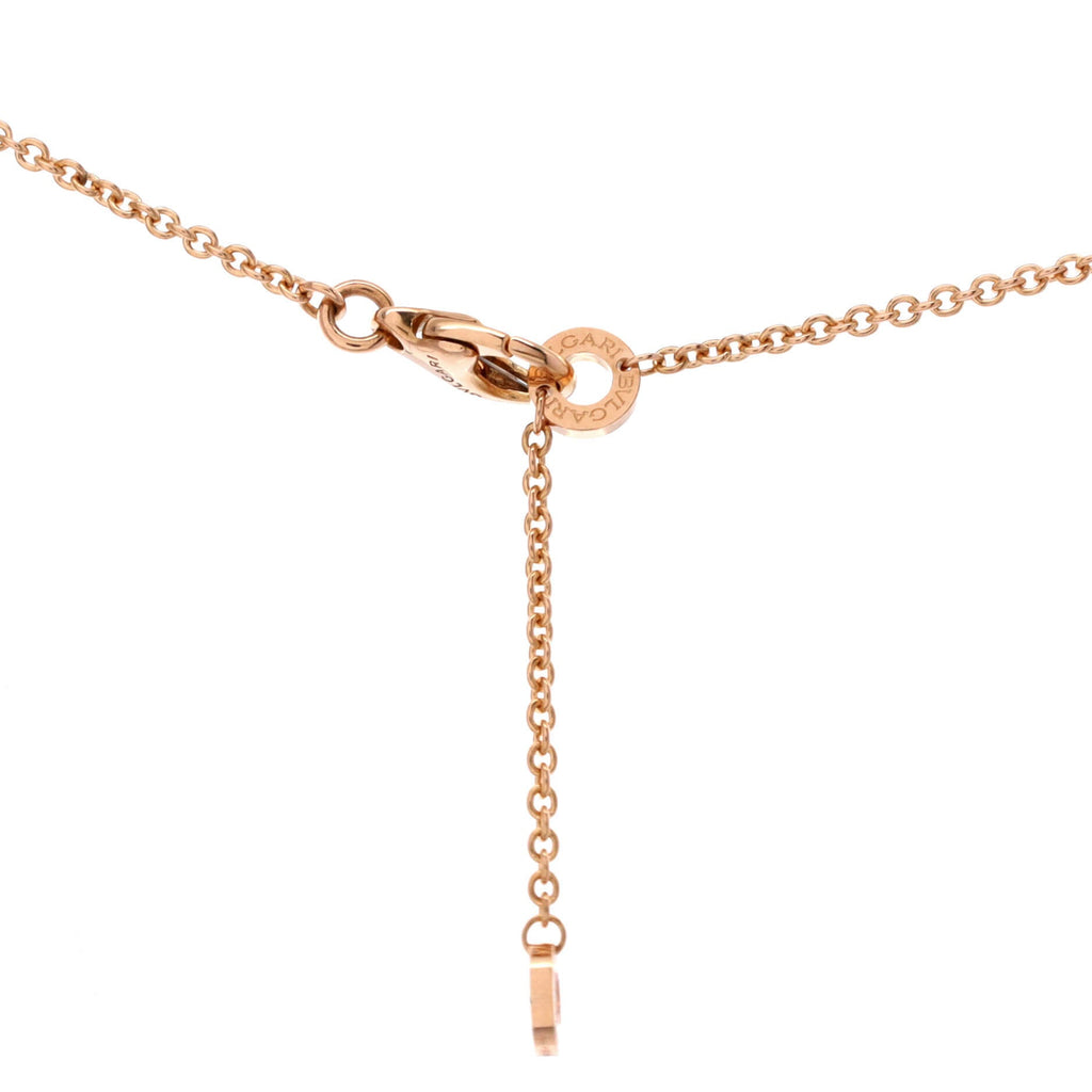 B.Zero1 Pendant Necklace 18K Rose Gold and Ceramic