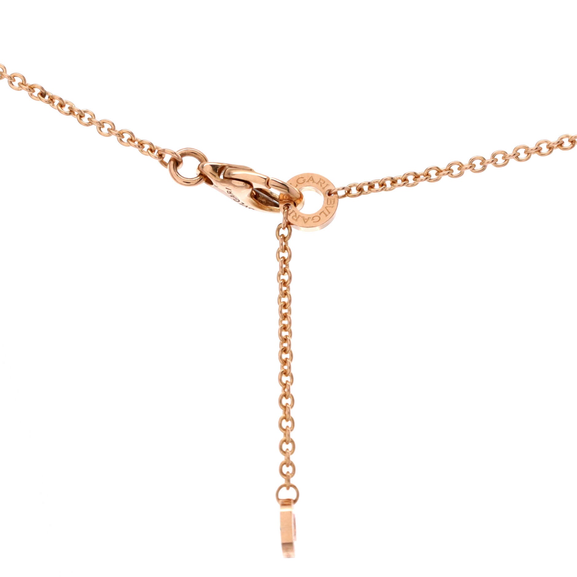 B.Zero1 Pendant Necklace 18K Rose Gold and Ceramic