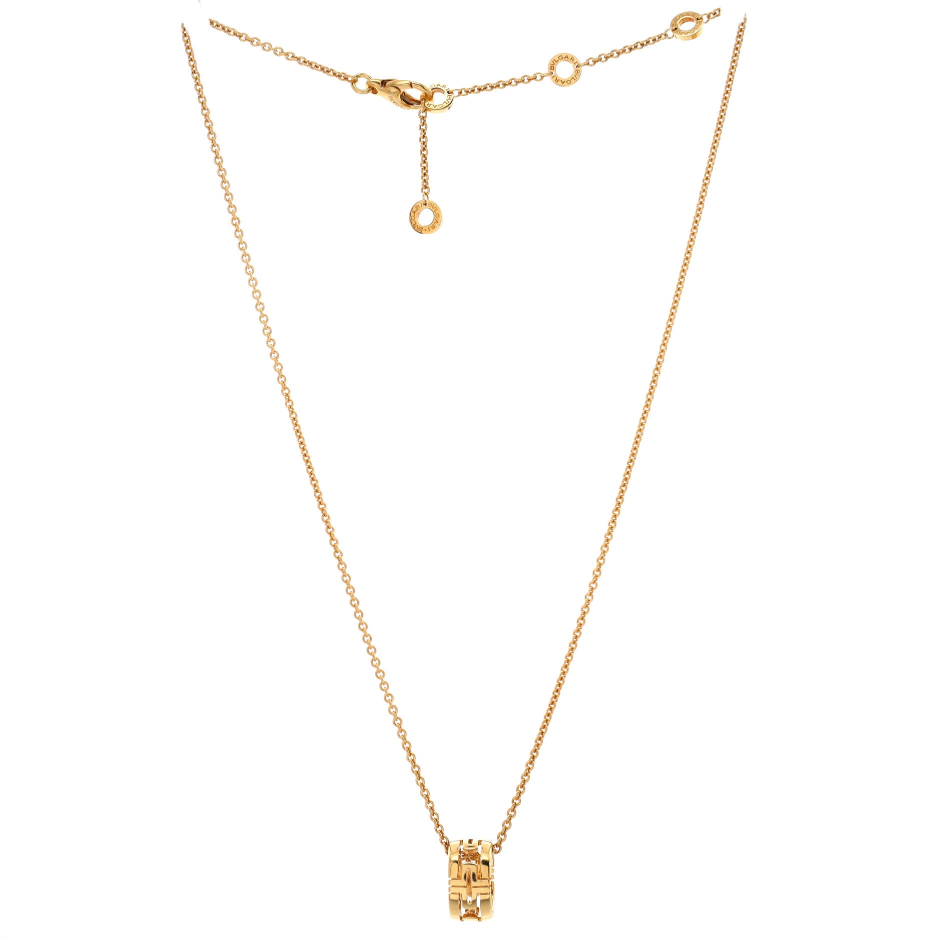 Parentesi Pendant Necklace 18K Yellow Gold