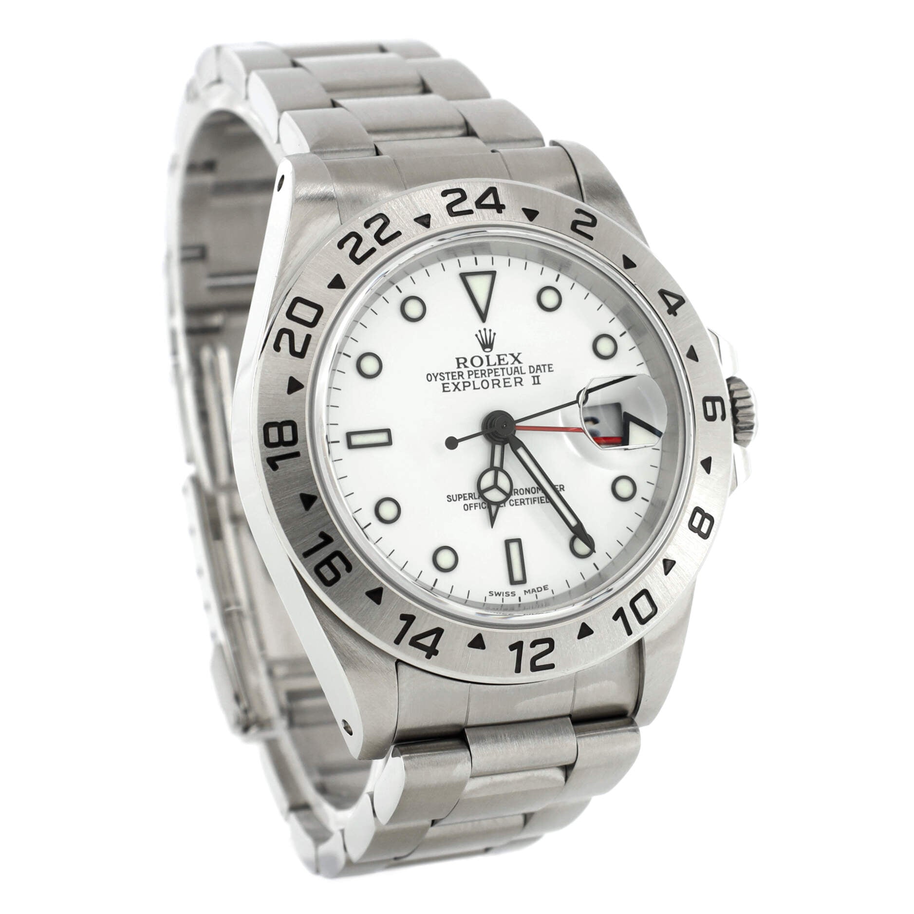 Oyster Perpetual Explorer II Automatic Watch Stainless Steel 40