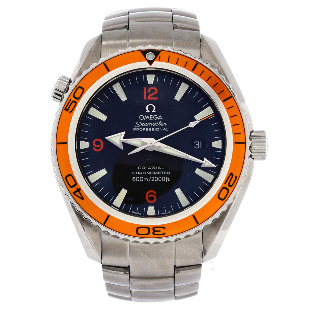 Seamaster Professional Planet Ocean 600M Co-Axial Chronometer Automatic Watch Stainless Steel 45