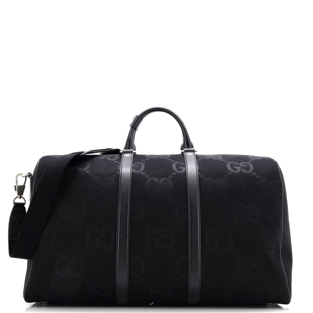 Convertible Duffle Bag Jumbo GG Canvas Large