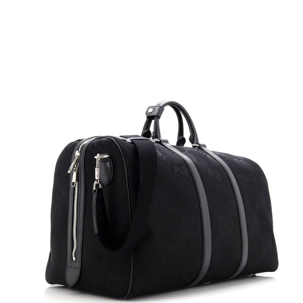 Convertible Duffle Bag Jumbo GG Canvas Large
