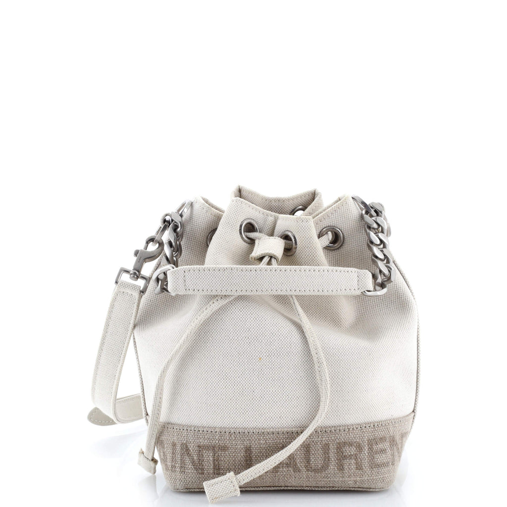 Rive Gauche Bucket Bag Canvas Mini