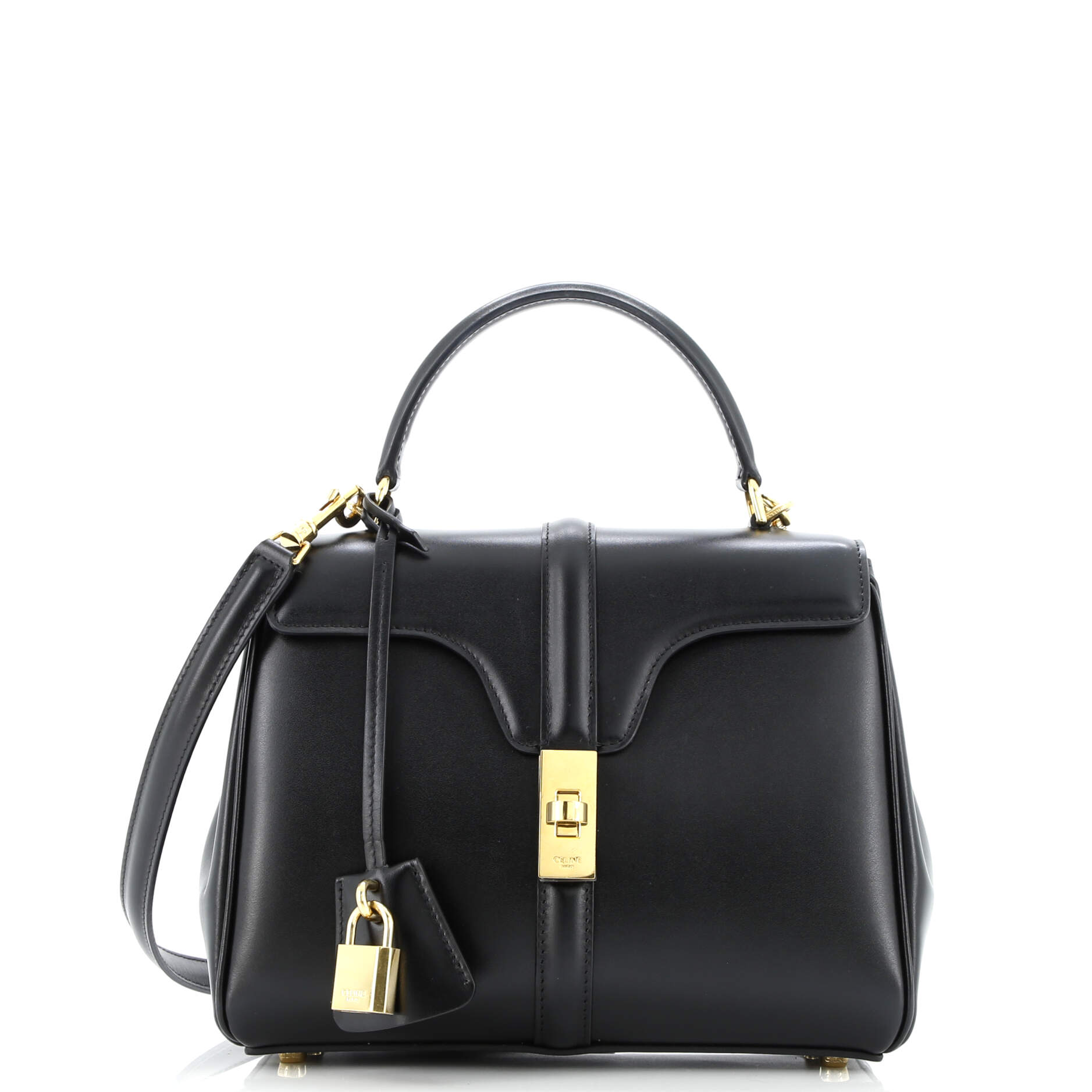 16 Top Handle Bag Smooth Calfskin Small