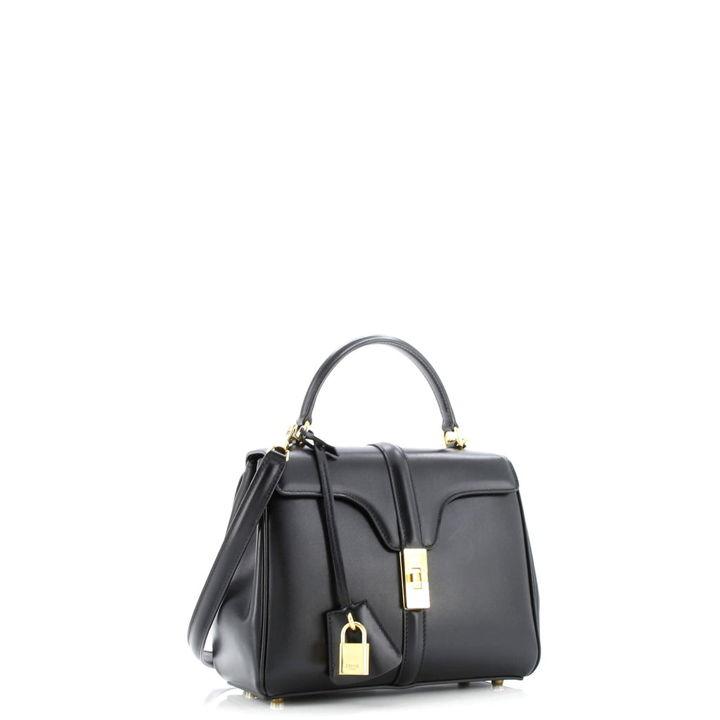 16 Top Handle Bag Smooth Calfskin Small