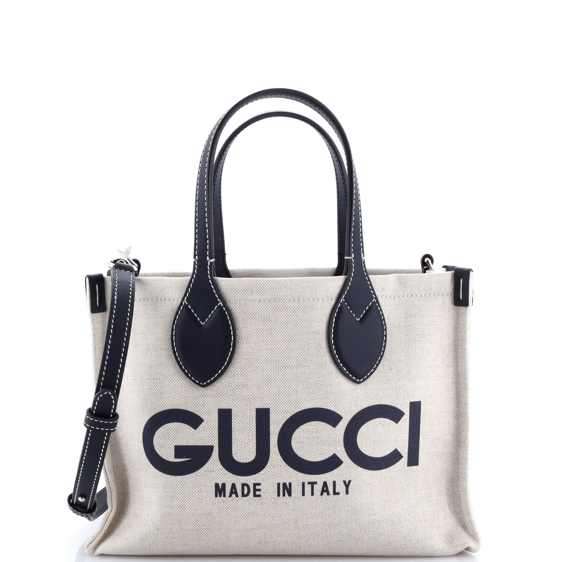 Logo Shopper Tote Printed Canvas Small