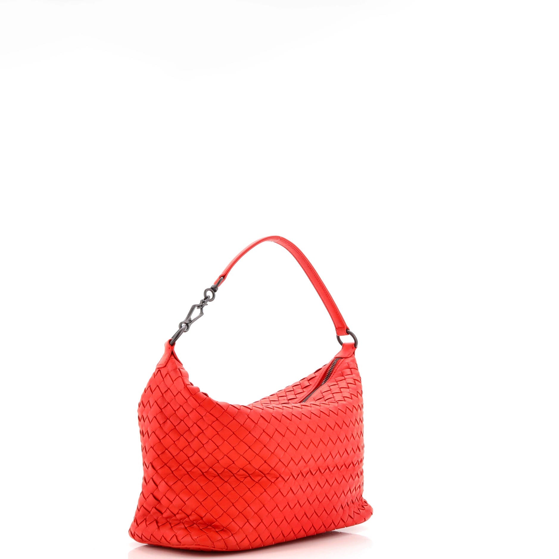 Zip Hobo Intrecciato Nappa Small