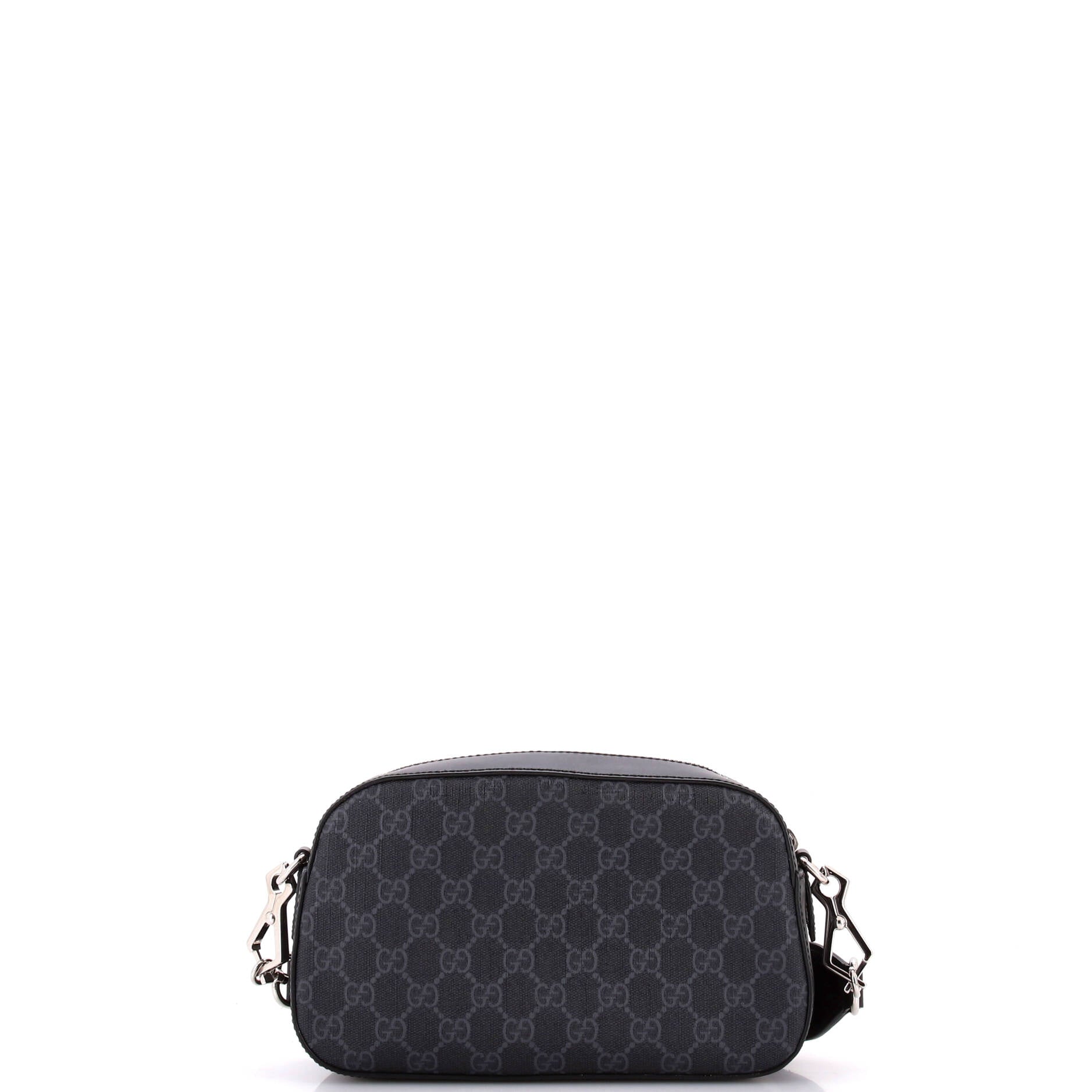 Web Camera Shoulder Bag GG Coated Canvas Small