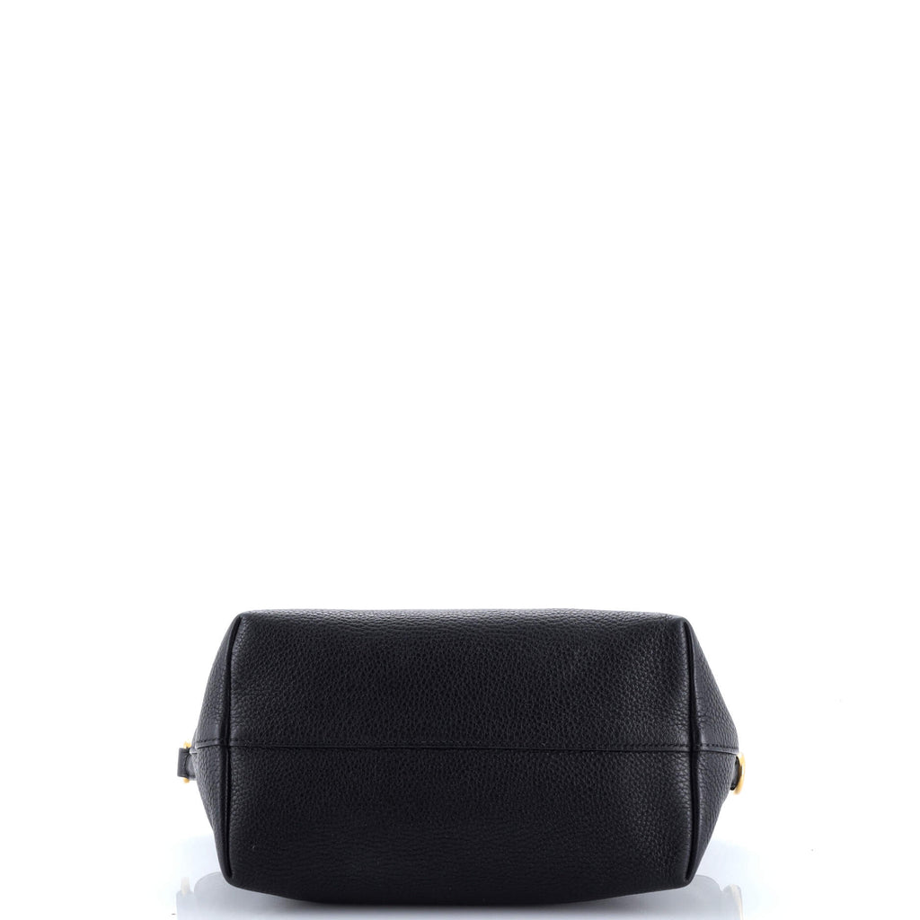 Dual Strap Zip Tote Vitello Daino Small