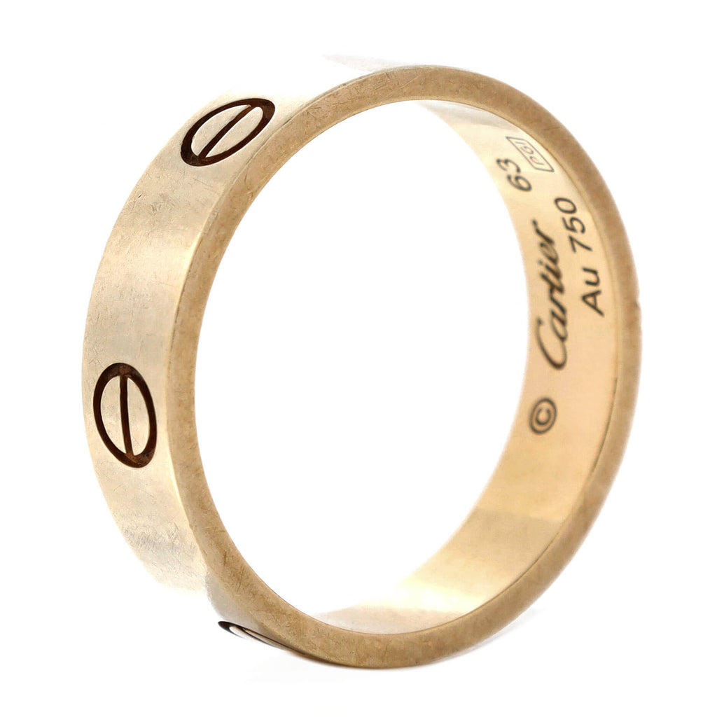 Love Band Ring 18K Yellow Gold