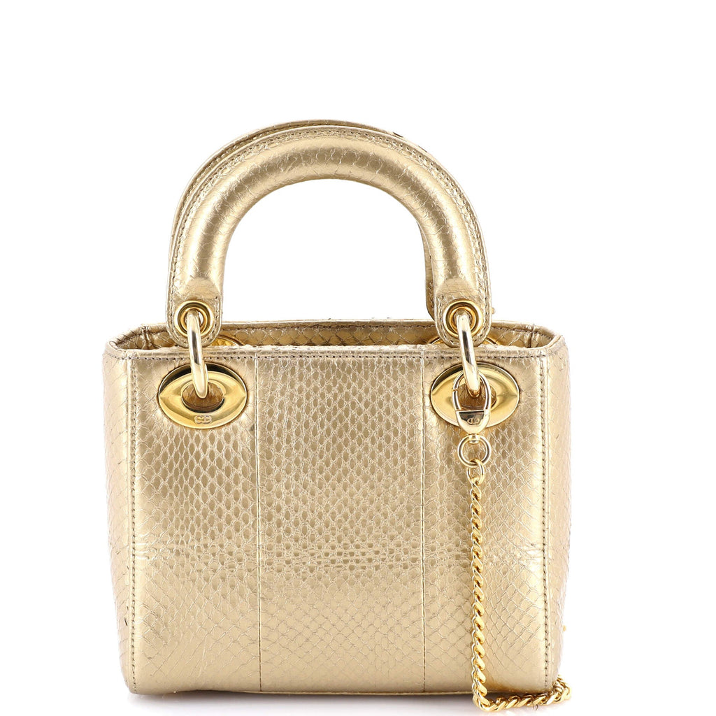 Lady Dior Chain Bag Python Mini