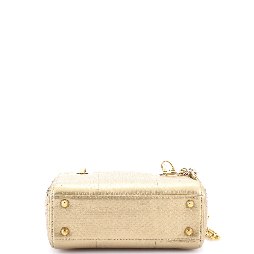 Lady Dior Chain Bag Python Mini