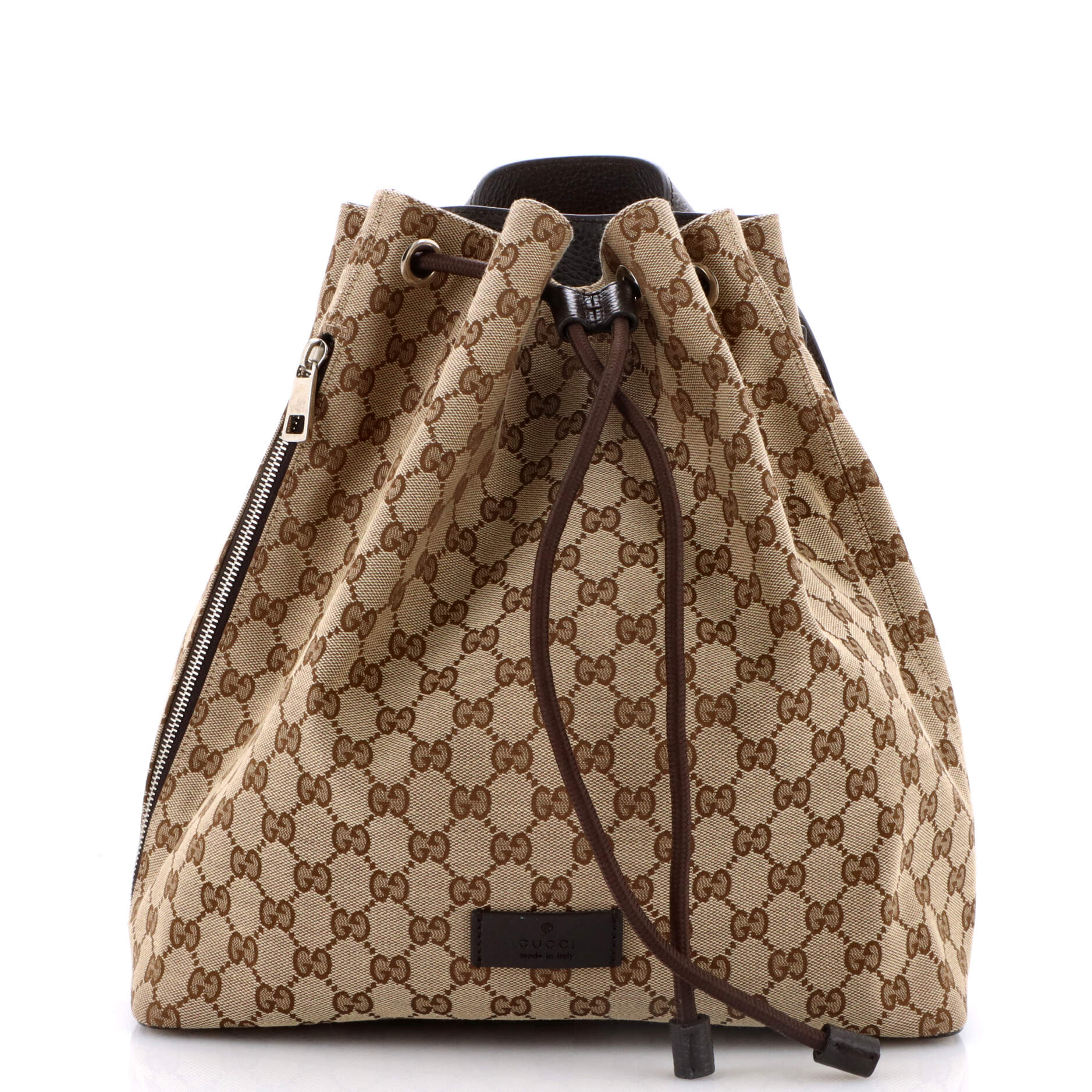 Drawstring Backpack GG Canvas Medium