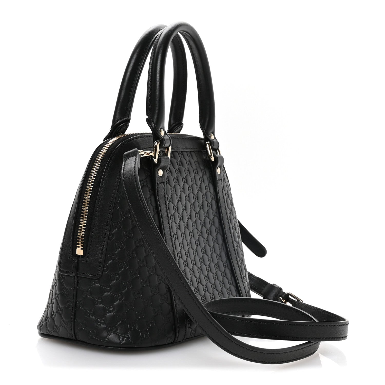 Microguccissima Mini Dome Bag Black