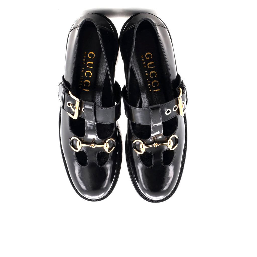 Women's Horsebit Mary Jane Loafers Leather