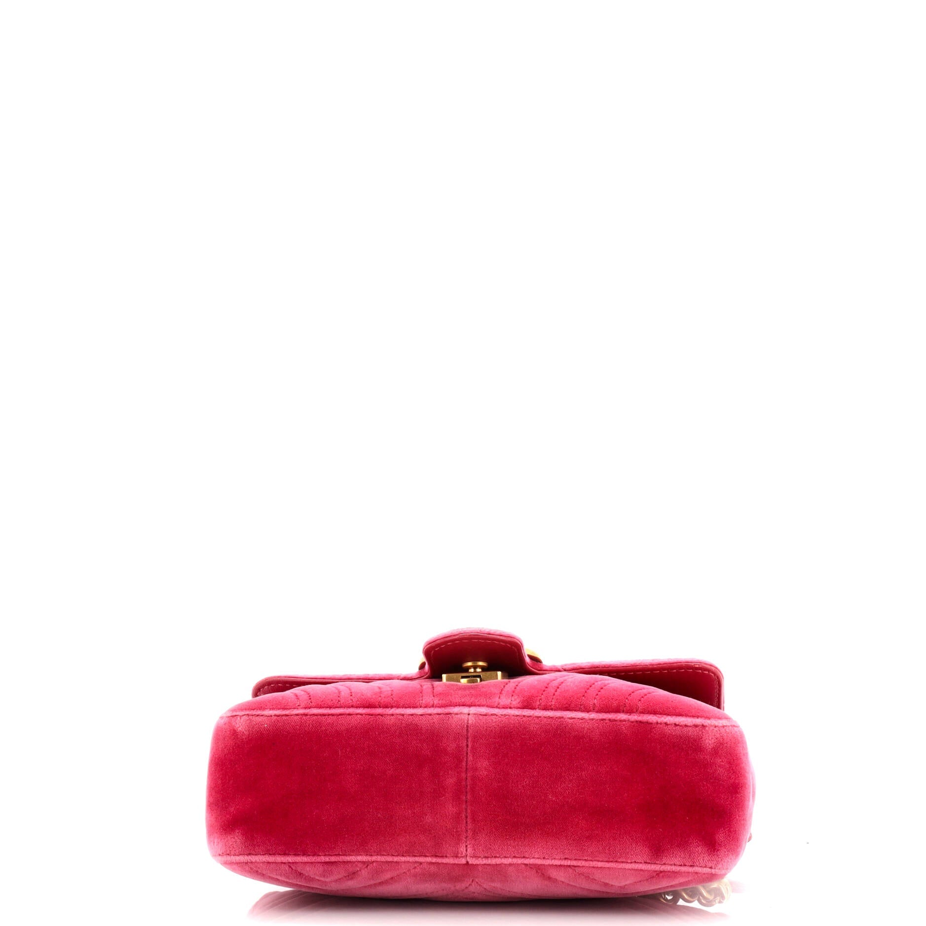GG Marmont Flap Bag Matelasse Velvet Mini