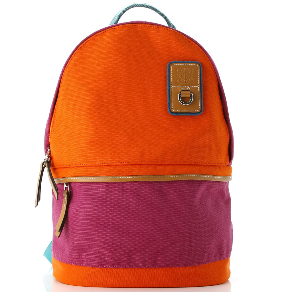 Eye/Loewe/Nature Tech Backpack Canvas with Leather