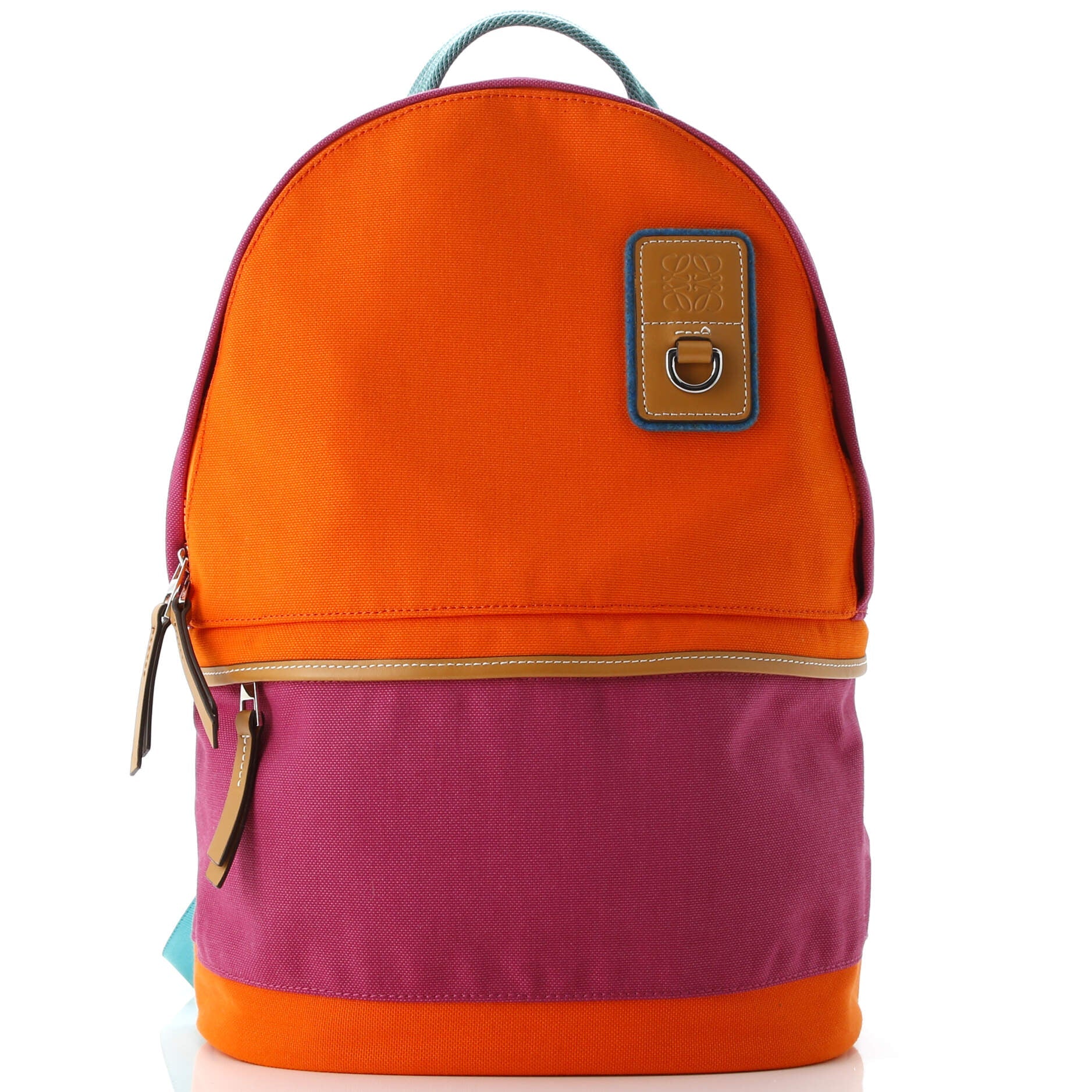 Eye/Loewe/Nature Tech Backpack Canvas with Leather