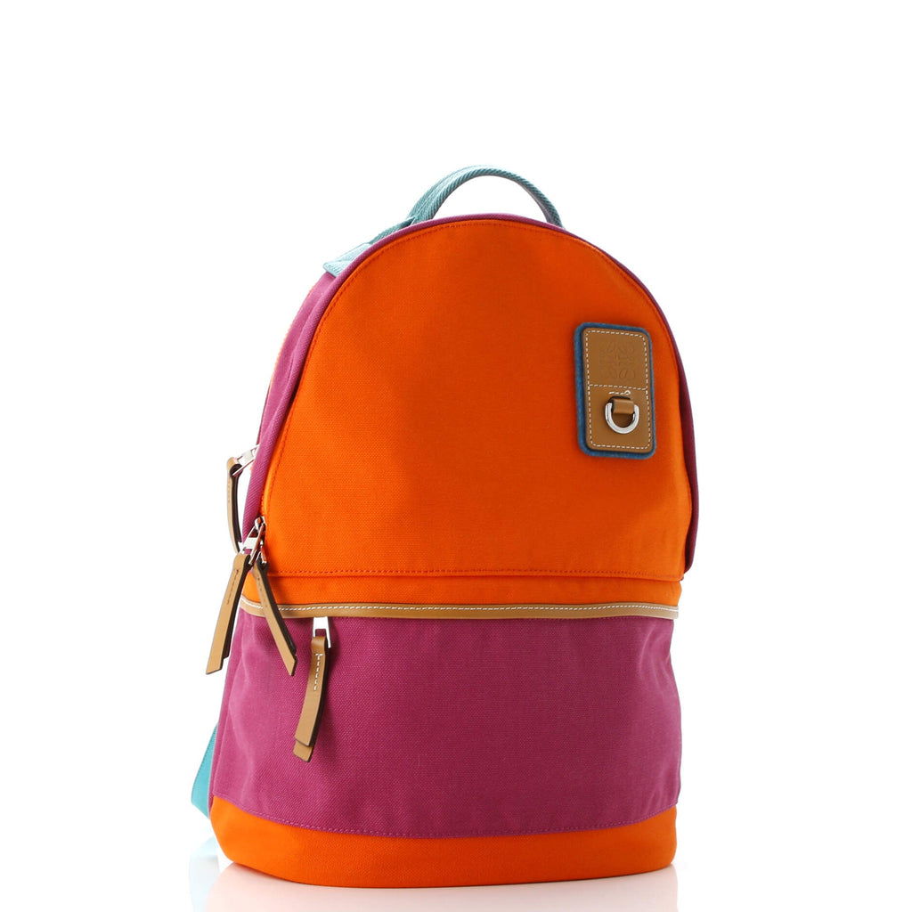 Eye/Loewe/Nature Tech Backpack Canvas with Leather