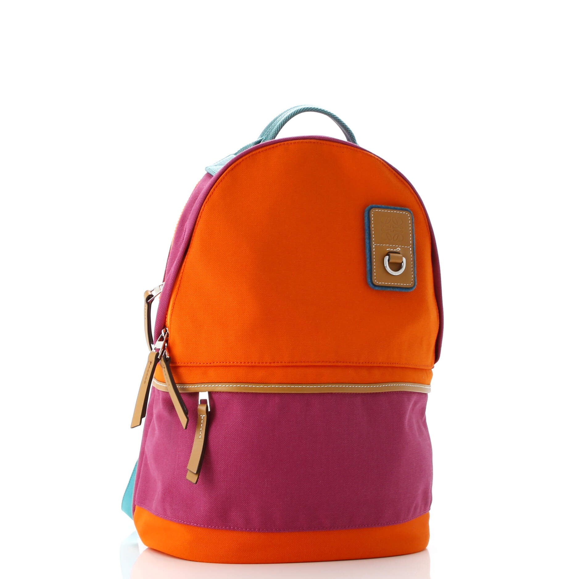 Eye/Loewe/Nature Tech Backpack Canvas with Leather