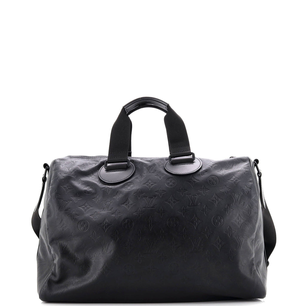 Speedy Bandouliere Bag Monogram Shadow Leather 40
