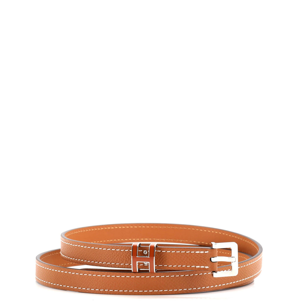 Pop H Belt Leather Thin