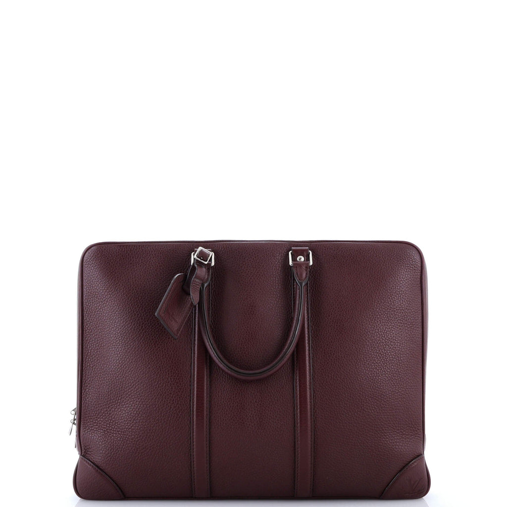 Porte-Documents Voyage Briefcase Taurillon Leather PM