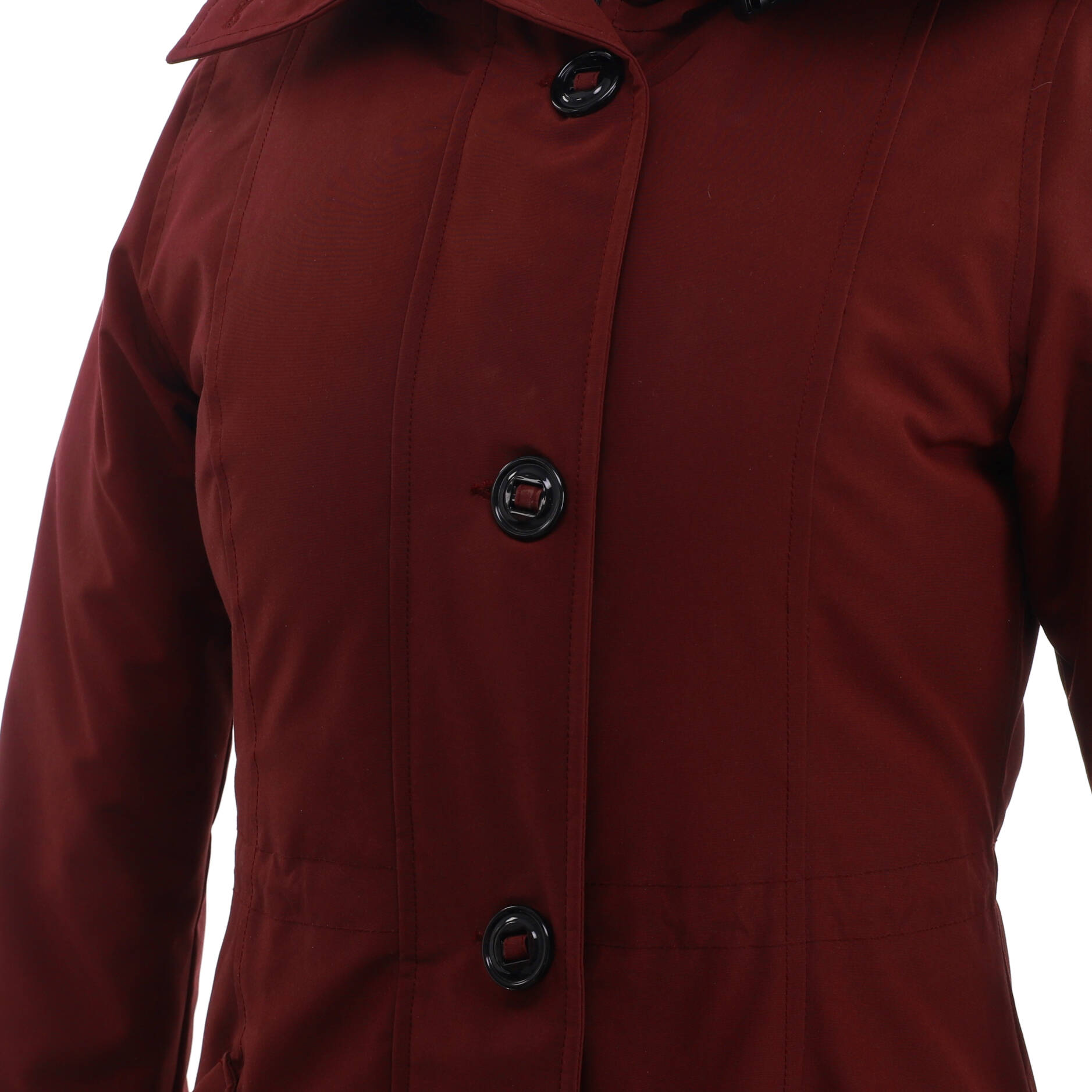 Women’s Rossclair Hooded Parka Polyester Blend with Down and Fur
