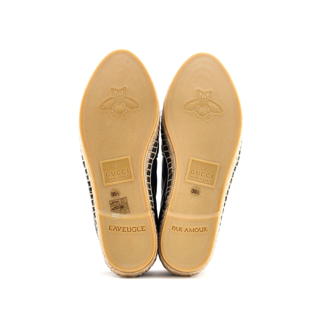 Women's GG Marmont Espadrilles Matelasse Leather