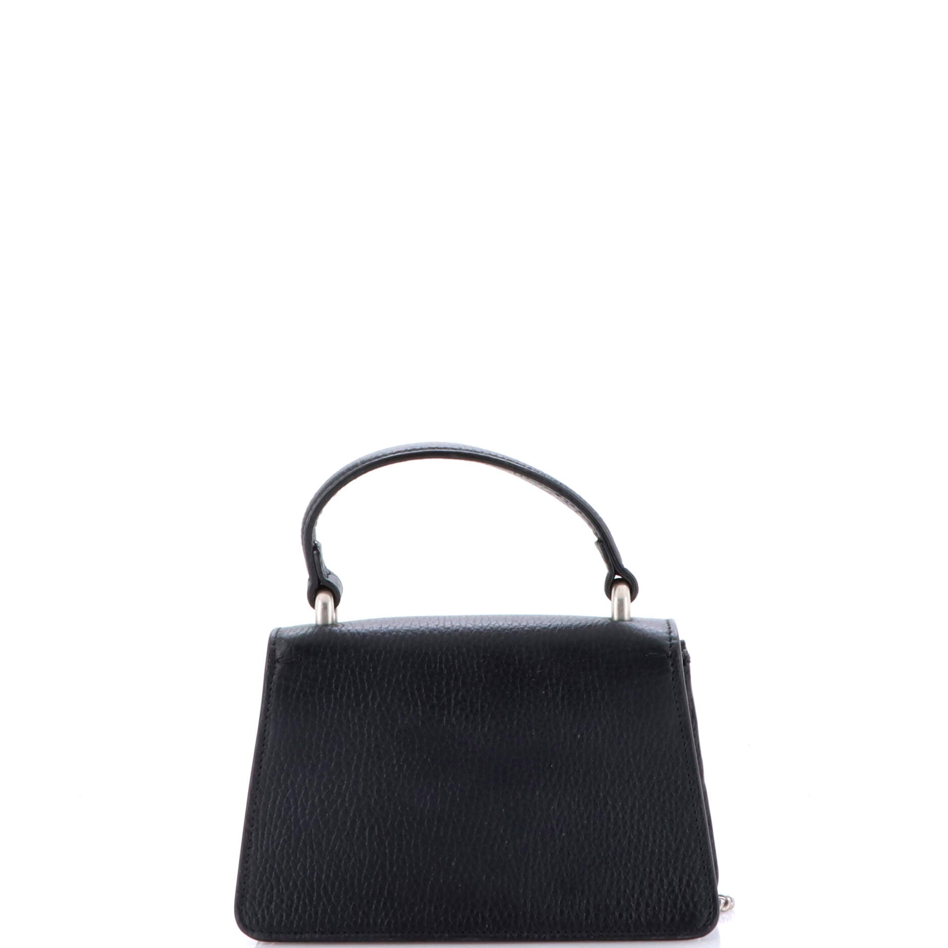 Dionysus Top Handle Bag Leather with Crystals Mini