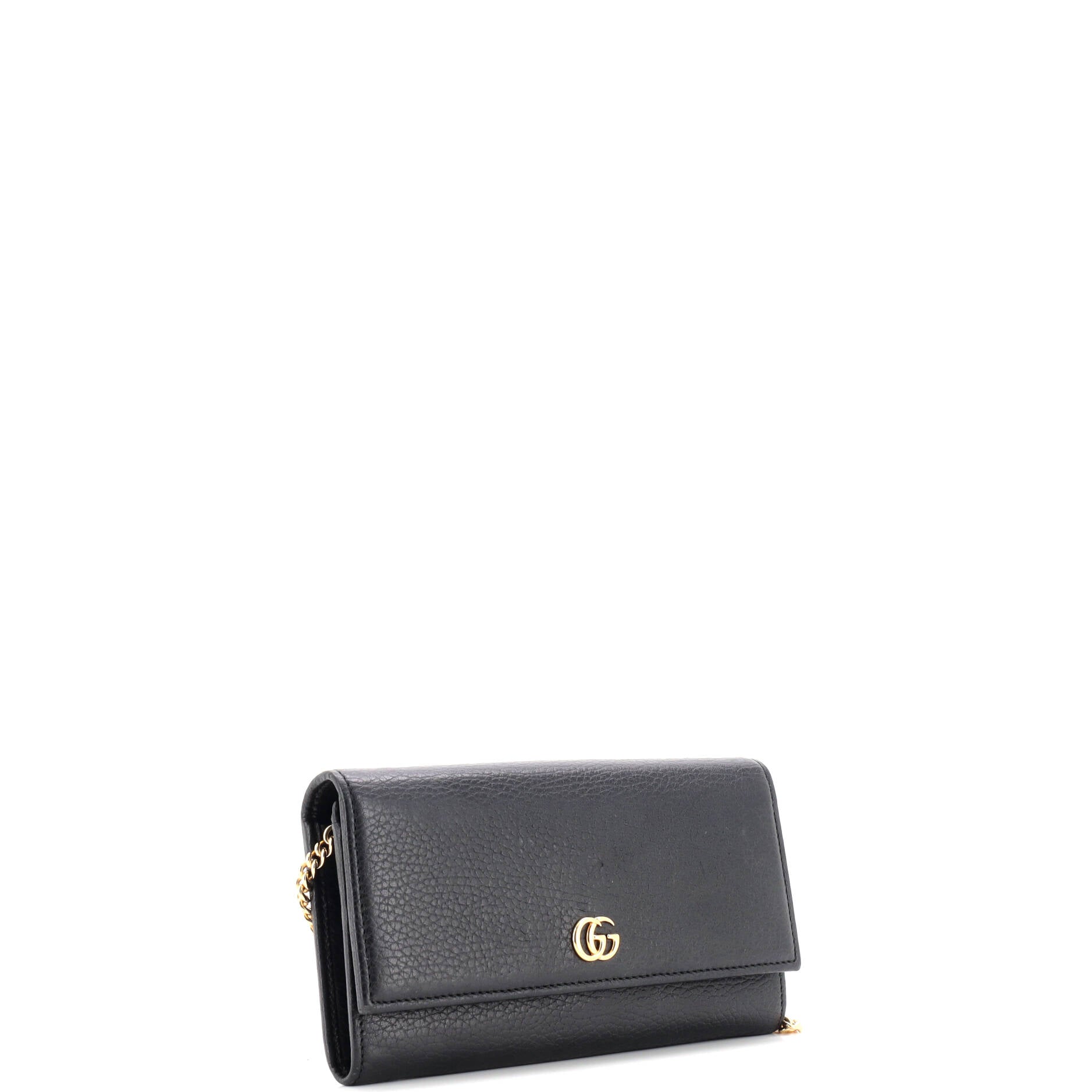 GG Marmont Continental Chain Wallet Leather
