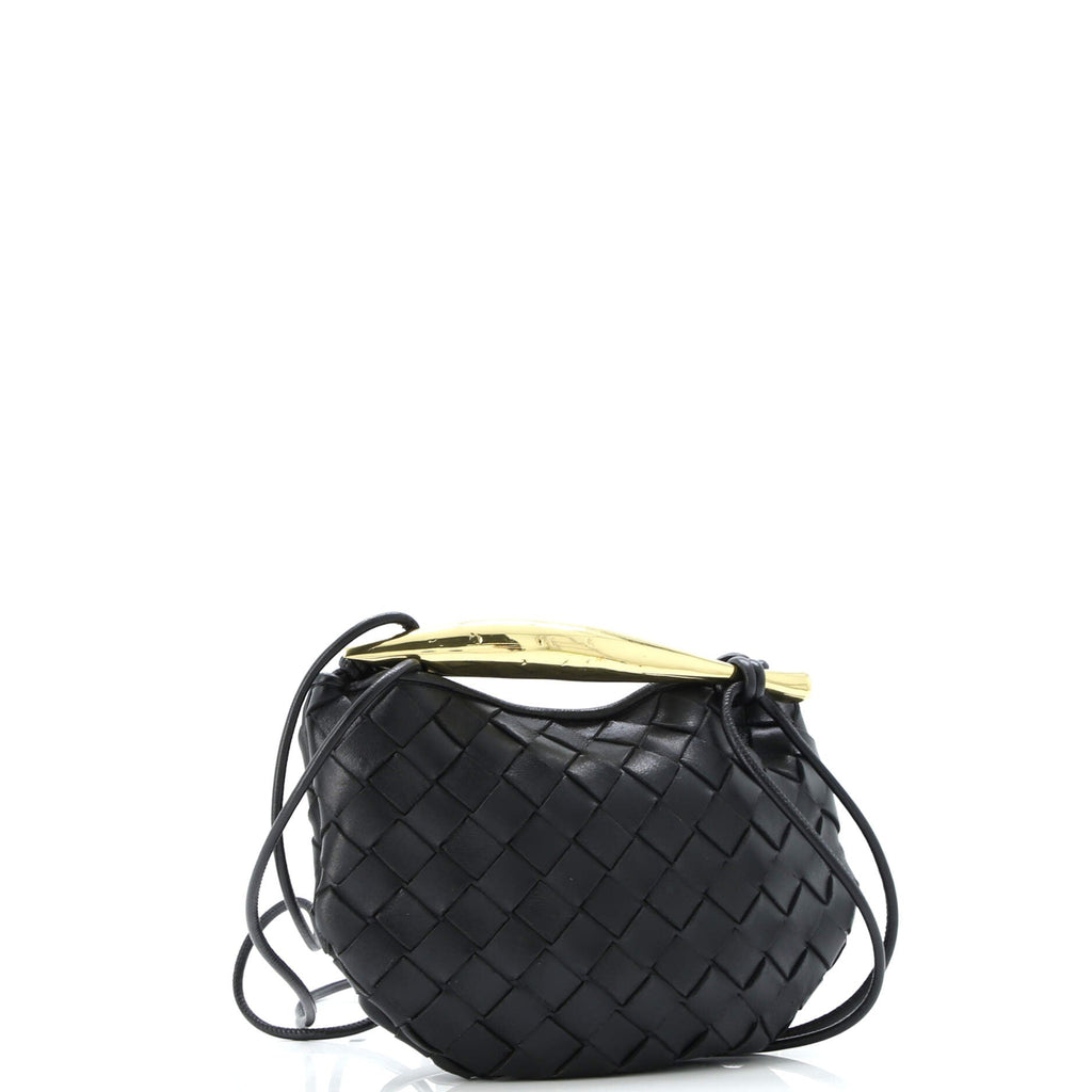 Sardine Top Handle Bag Intrecciato Nappa Mini