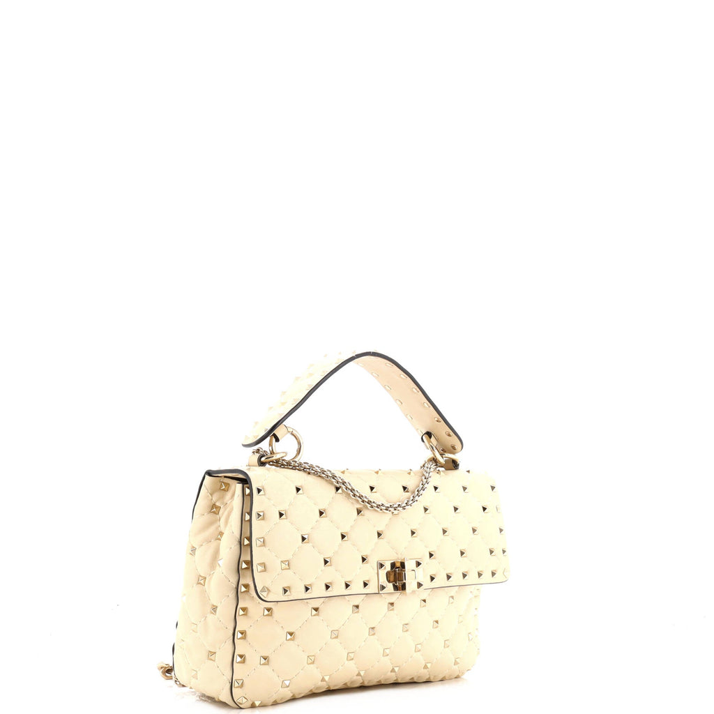 Rockstud Spike Flap Bag Quilted Leather Medium