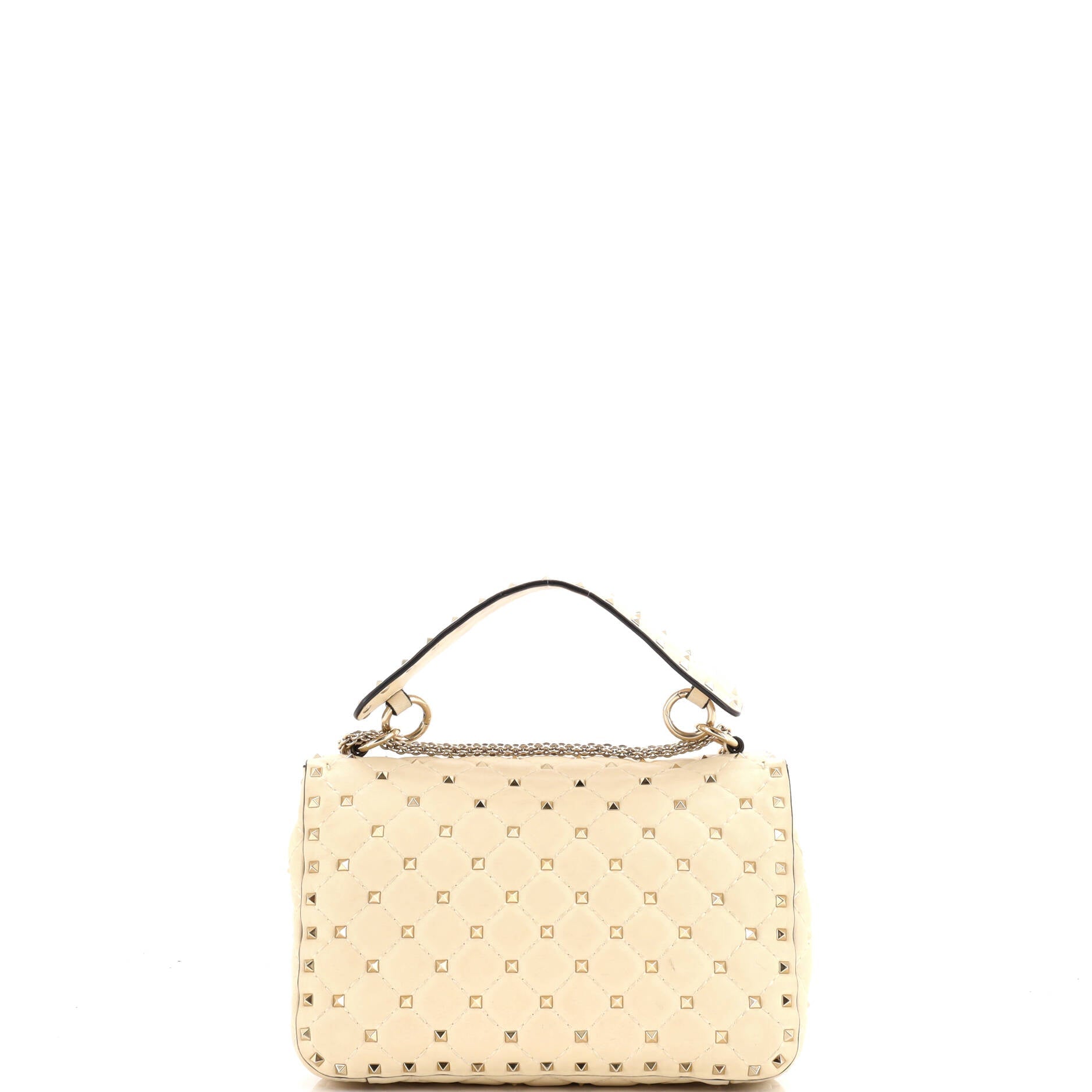 Rockstud Spike Flap Bag Quilted Leather Medium