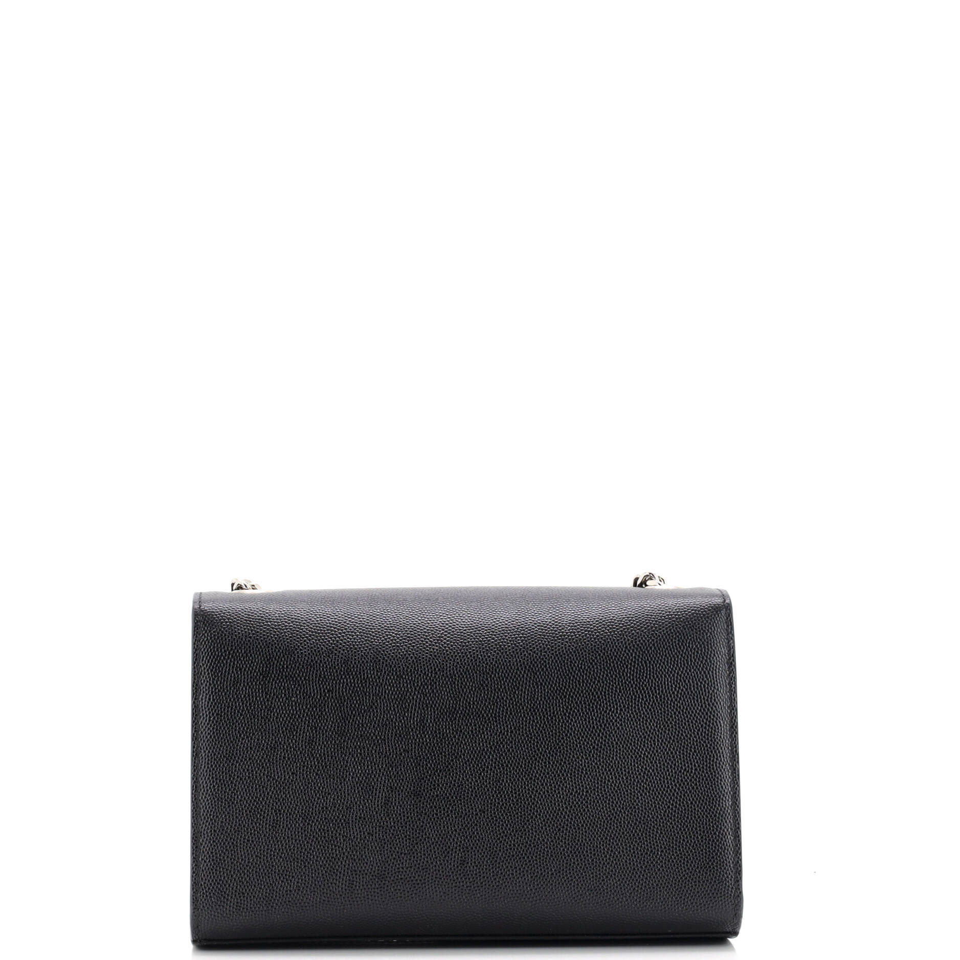 Classic Monogram Tassel Crossbody Bag Grainy Leather Small