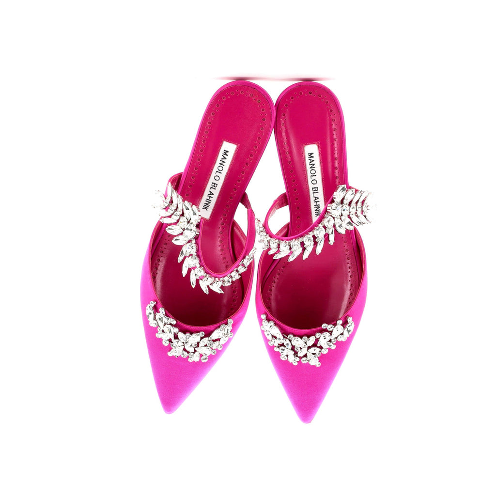 Women's Lurum Flat Mules Satin