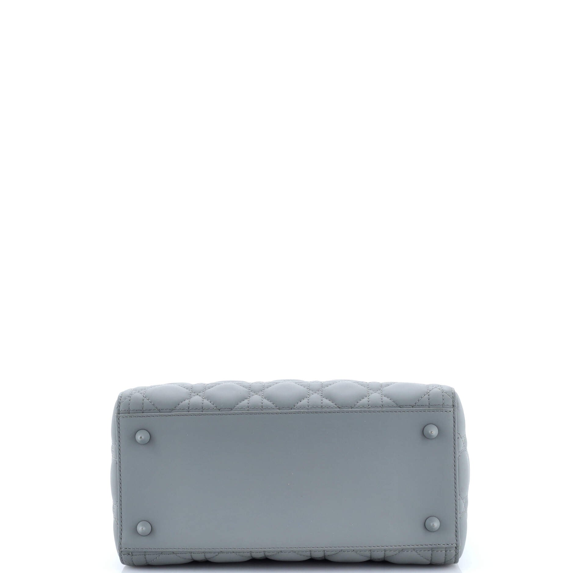 Ultra Matte Lady Dior Bag Cannage Quilt Calfskin Medium