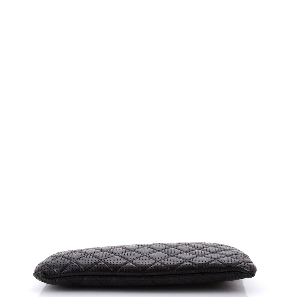 O Case Clutch Quilted Perforated Lambskin Medium